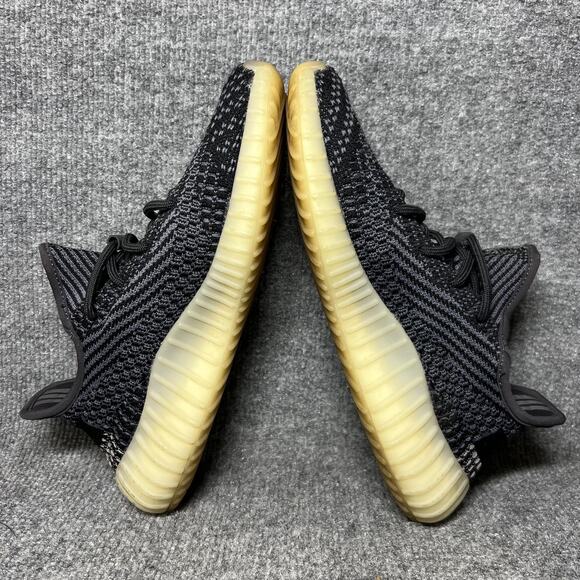 Adidas Yeezy Boost 350 V2 Shoes Sneakers Mens Size 7 Black Gray Carbon FZ5000 - Picture 6 of 9
